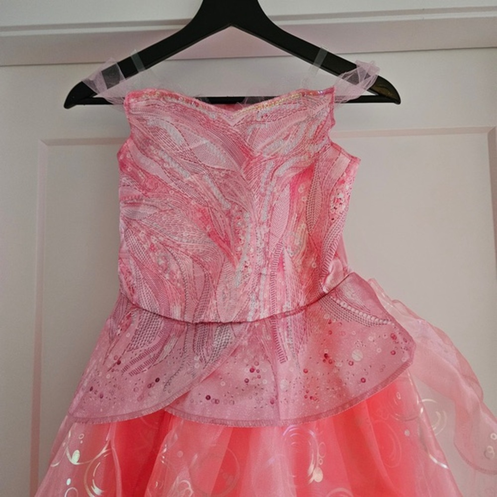 Pink Girls' Sparkle Princess Costume Dress - Picture 2 of 3